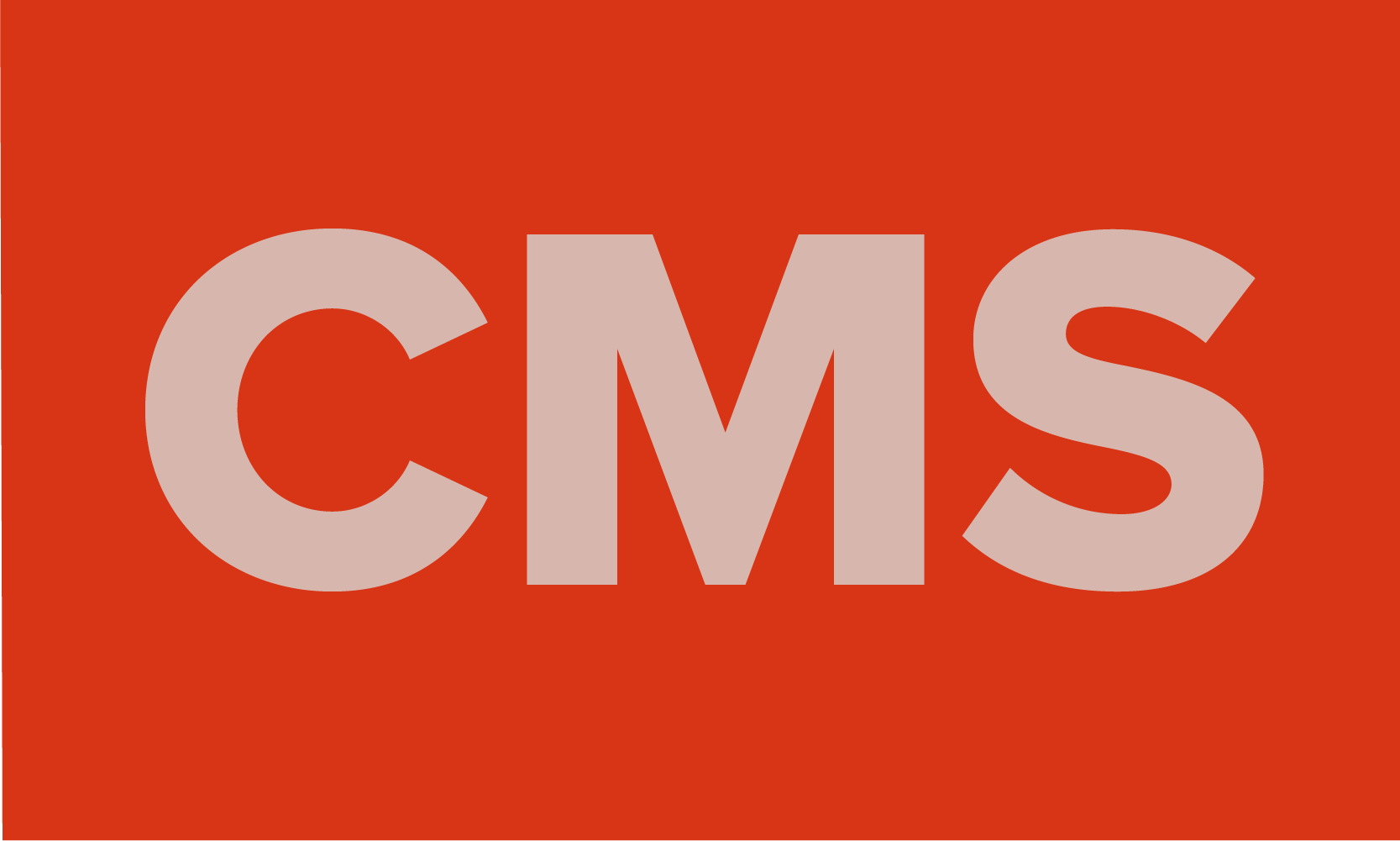 Dieses Bild enthält den Text "CMS" (Content Management System) und soll anschaulich für den Textbereich darunter sein.
