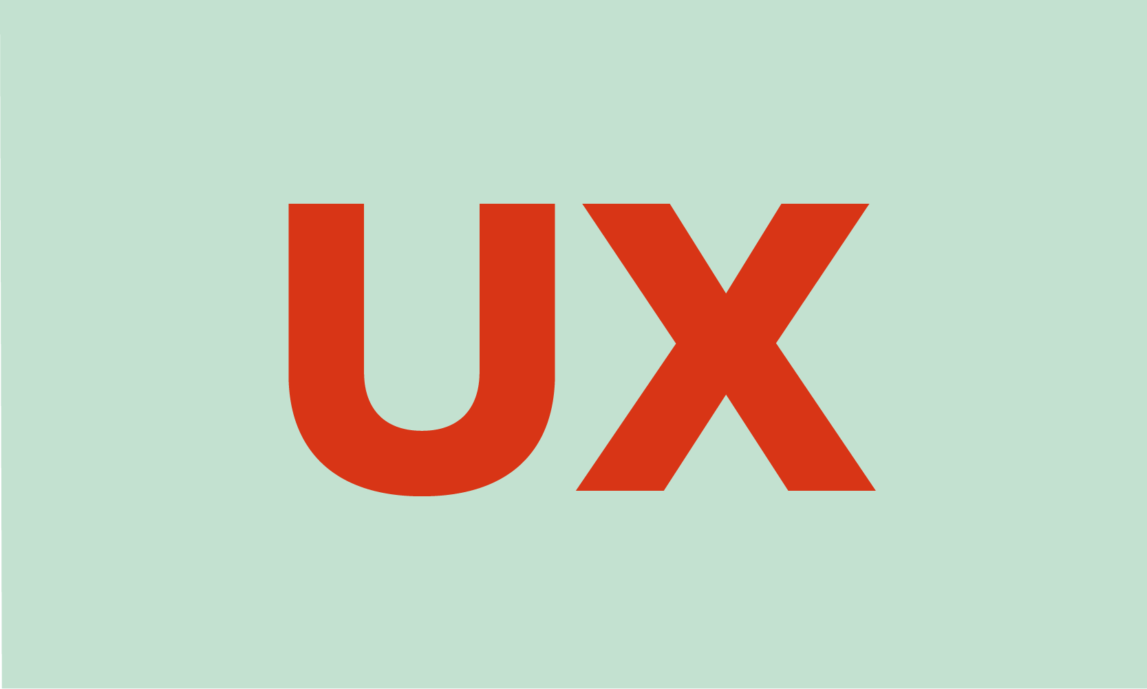 Dieses Bild enthält die Abkürzung "UX" (User Experience, auf deutsch: Nutzererfahrung) und soll anschaulich für den Textbereich darunter sein.